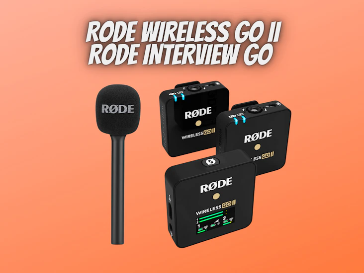 Rode wireless go ii + rode interview go adaptor røde