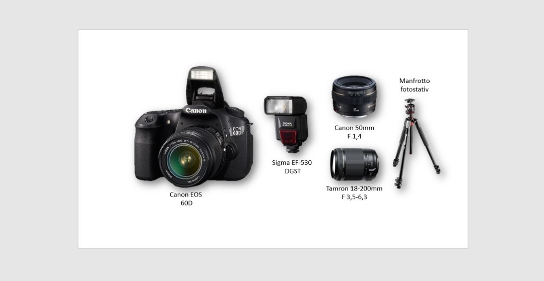 Speilreflekskamera - canon eos 60d