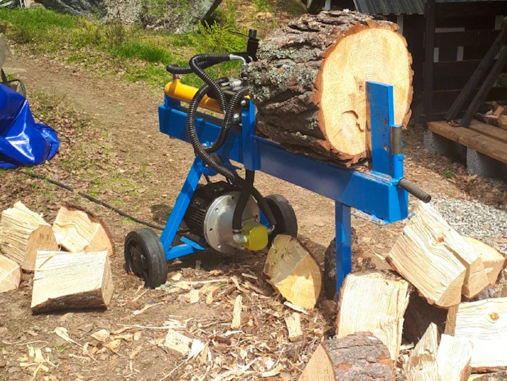 Kraftig vedklyv - faxes - 3-fas