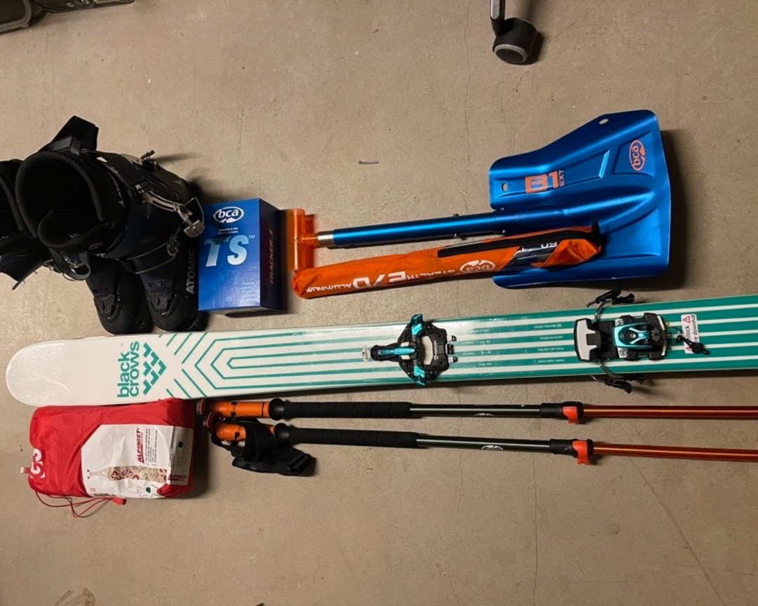 Komplett toppturutstyr leies ut