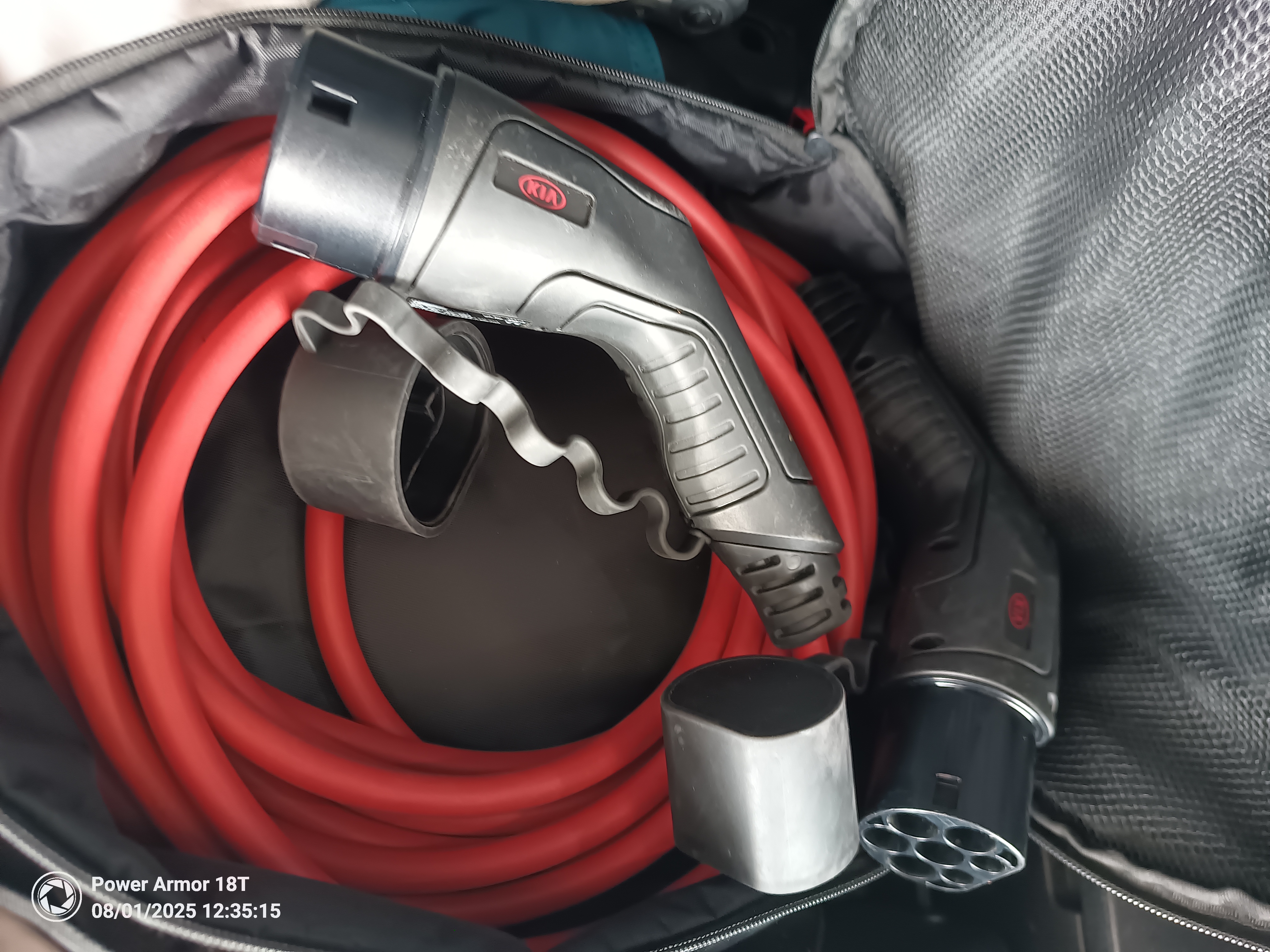 Laddkabel typ 2 , 7 m lång