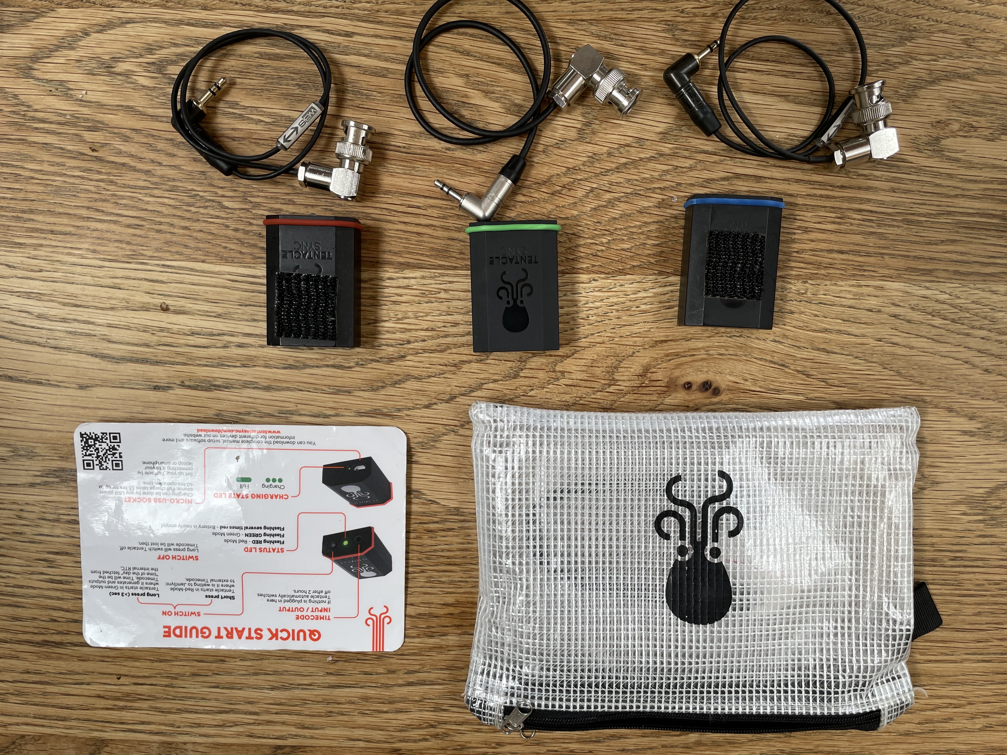 Tentacle sync original timecode generator x3 kit. 