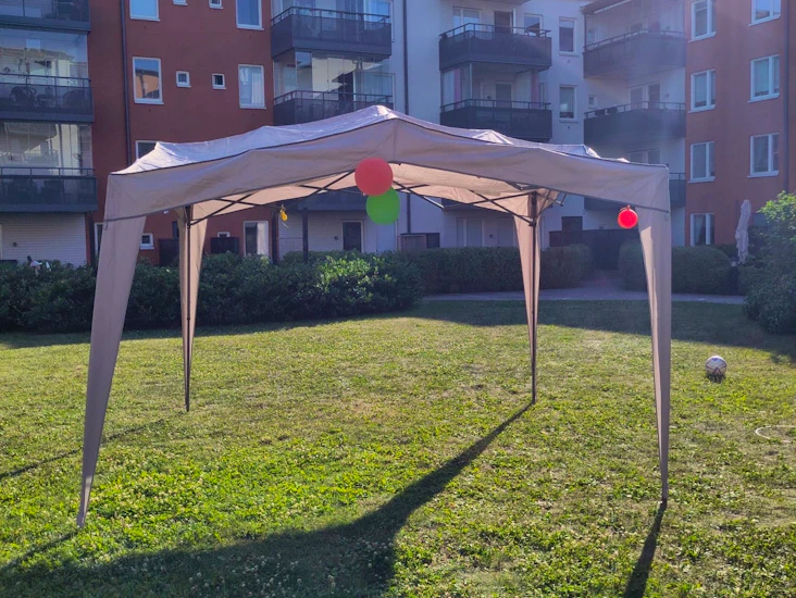 Partytält 3x3m, pop up