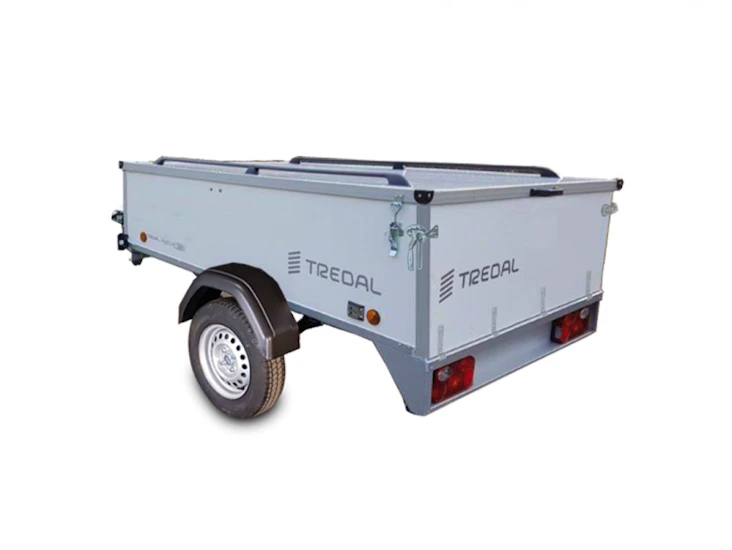 Tredal henger med lokk t-10-uch-hv m/rails