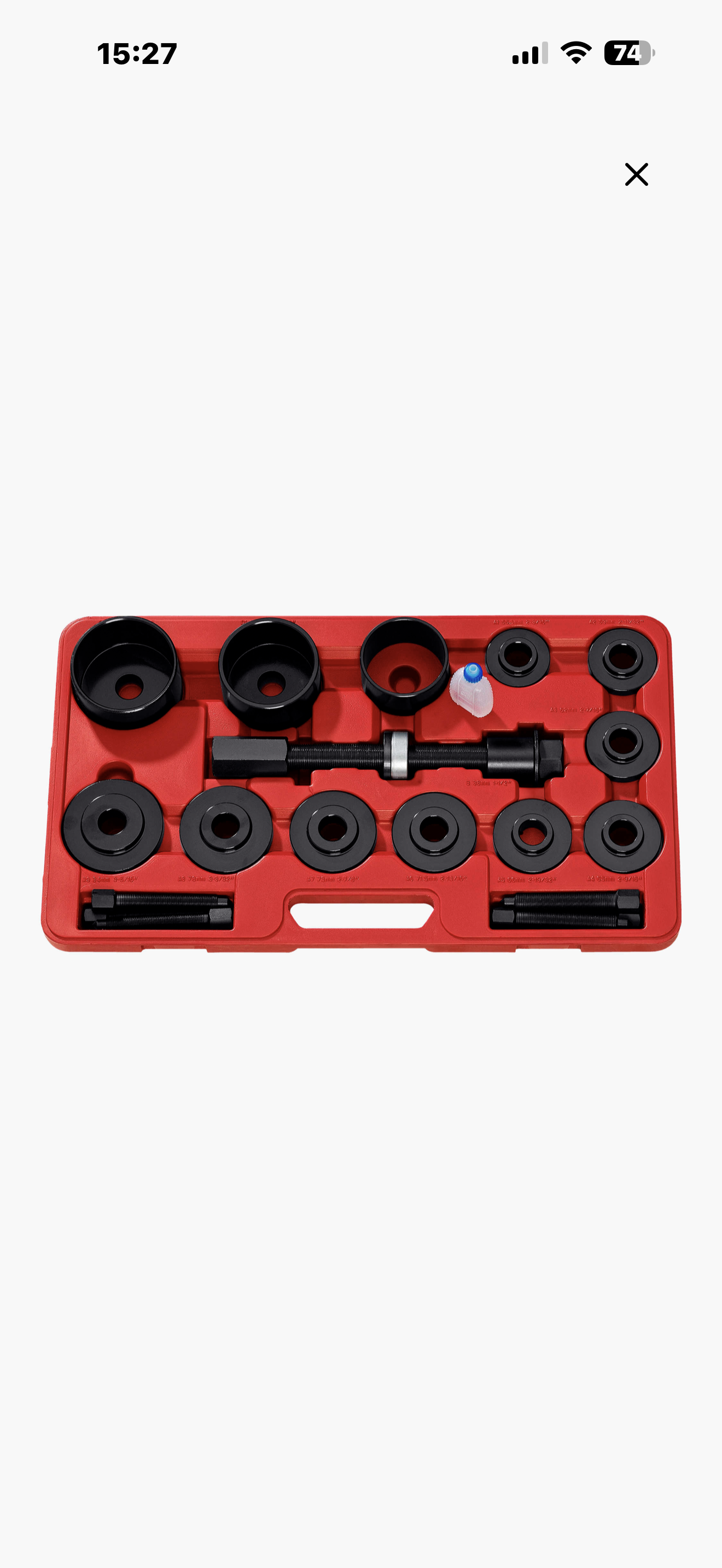 Avdragare för hjullager.