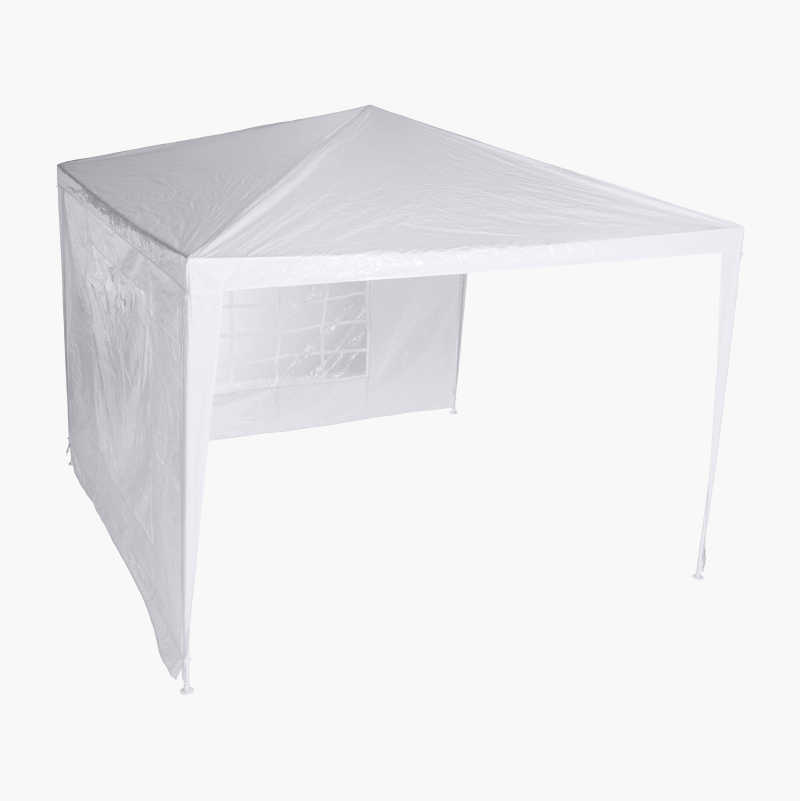 Paviljong/partytält med 2 väggar 3x3 meter 
