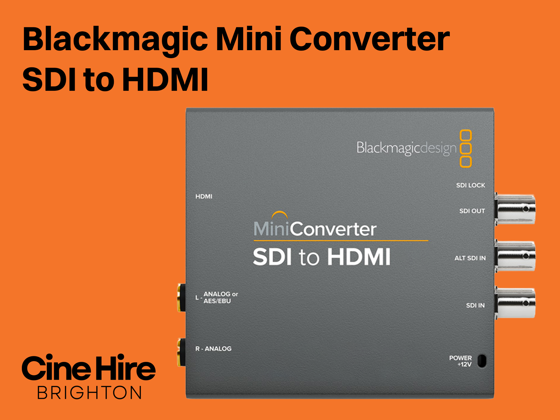 Blackmagic mini converter  sdi to hdmi 