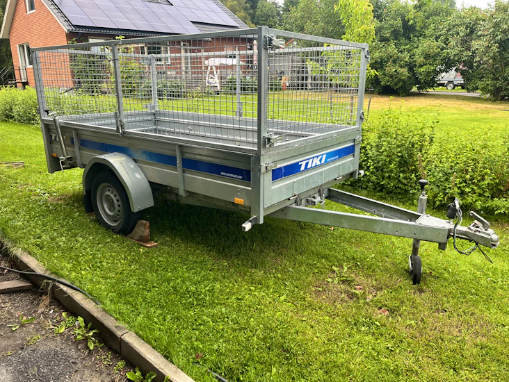 Släpvagn med/utan lastgaller