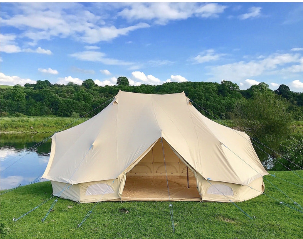 12 person 6m x 4m emperor tent 'pro' 360gsm canvas