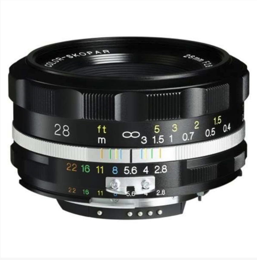 28mm voigtlander f2.8 sl ii-s color-skopar canon ef mount 