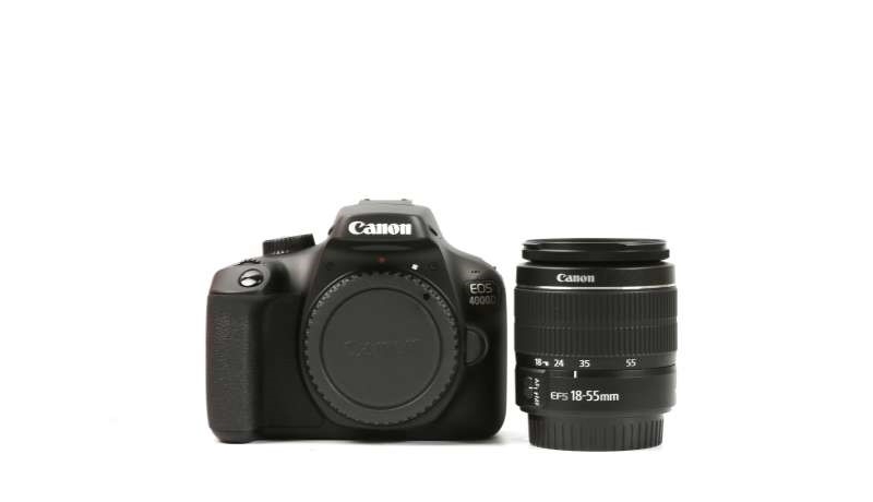 Canon 4000d and 18-55mm lens 