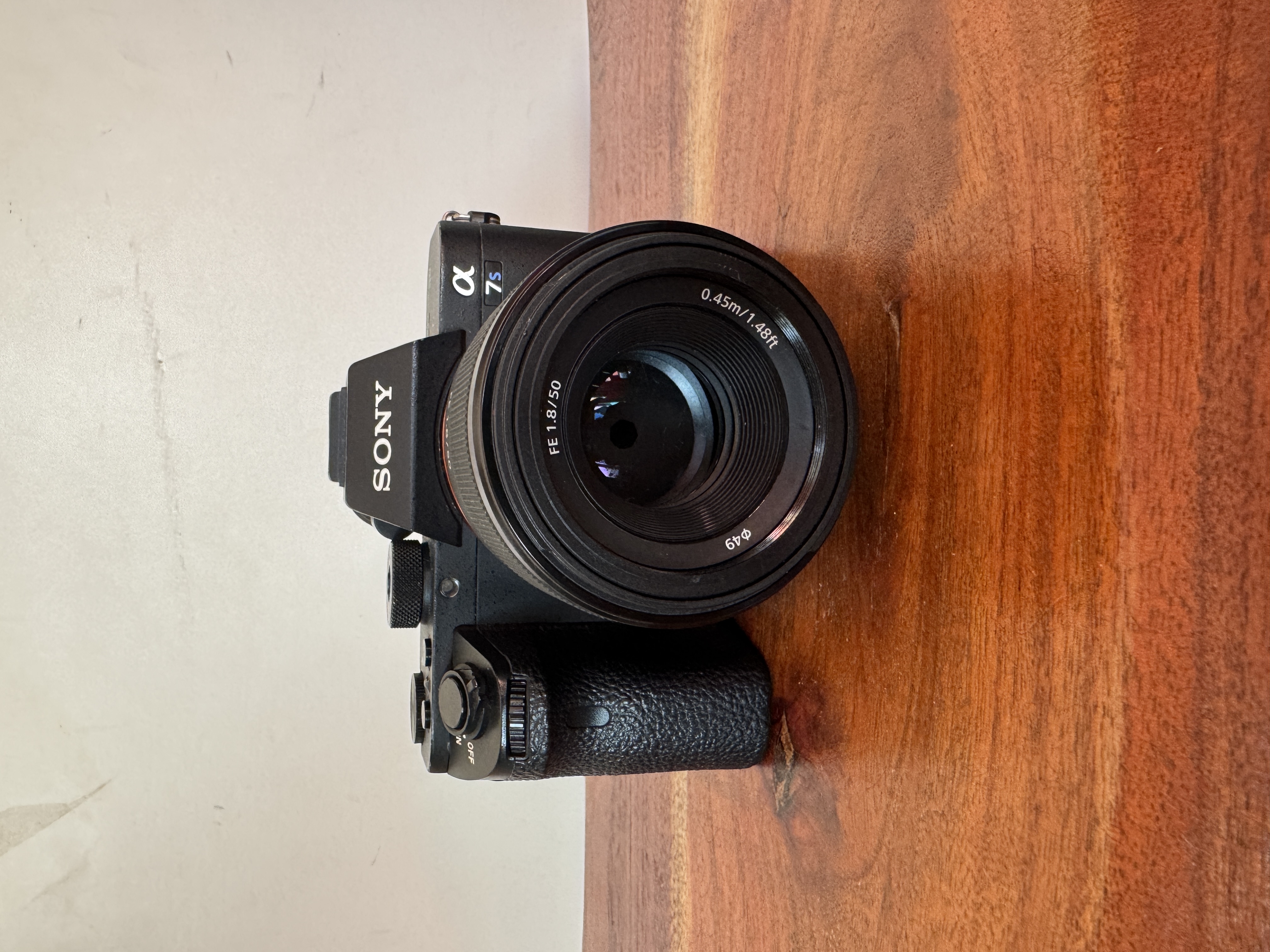 Sony a7s ii mirrorless digital camera + sony 50mm f1.8