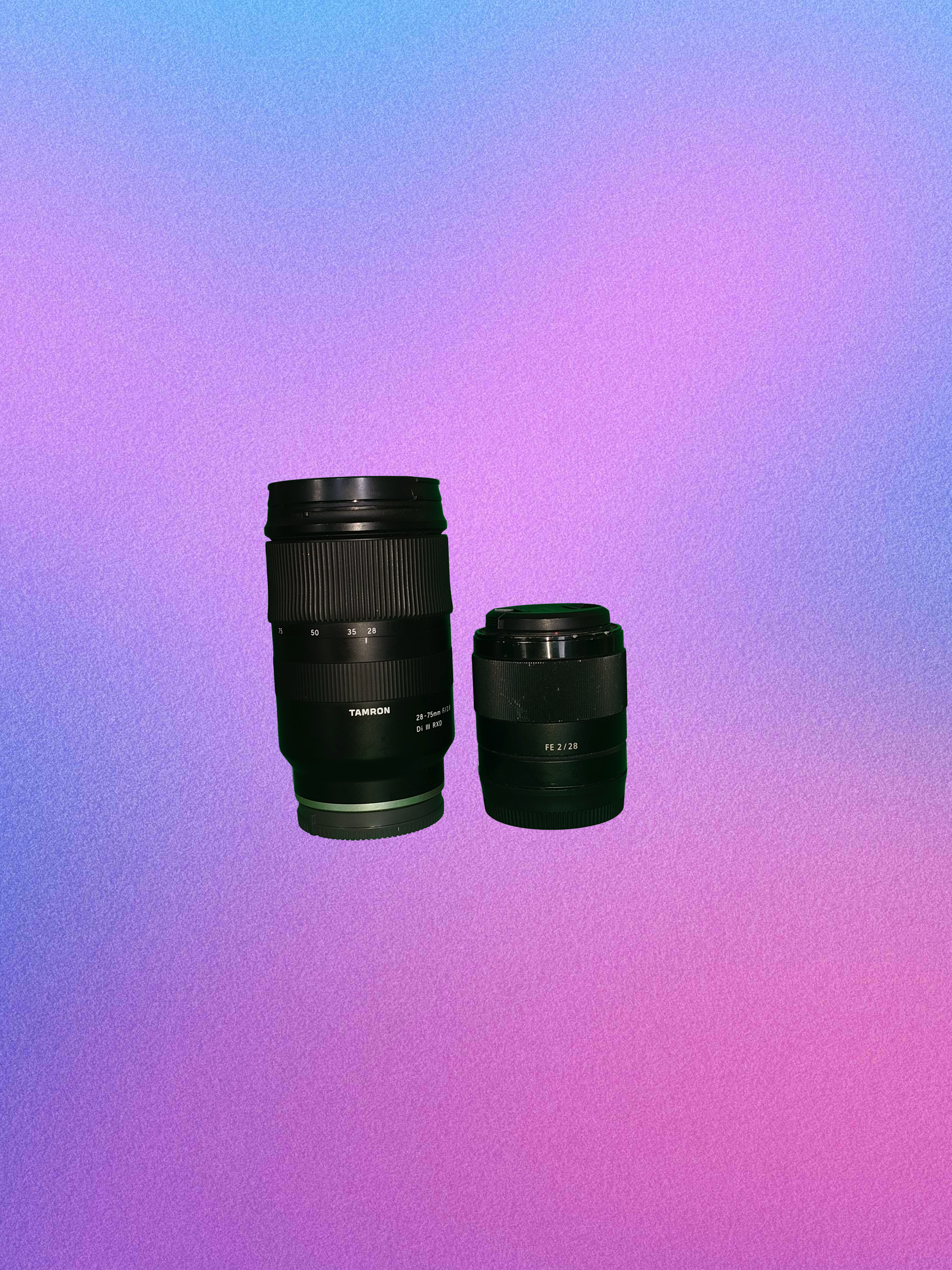 Sony & tamron lens combo – 28mm prime + 28–75mm zoom for mirrorless cameras