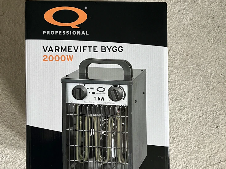 Varmevifte/byggtørker