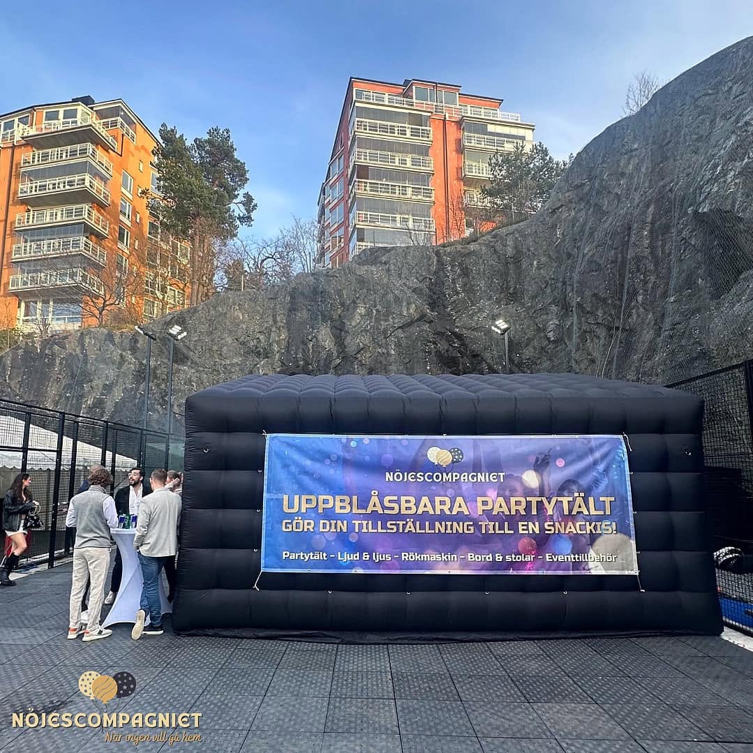 Uppblåsbart partytält - för fest, bröllop och event i göteborg/västsverige