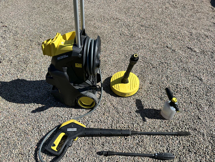 Kärcher k5 med tillbehör