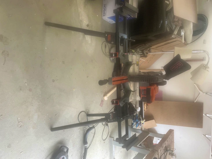 Kap & gersåg med stativ