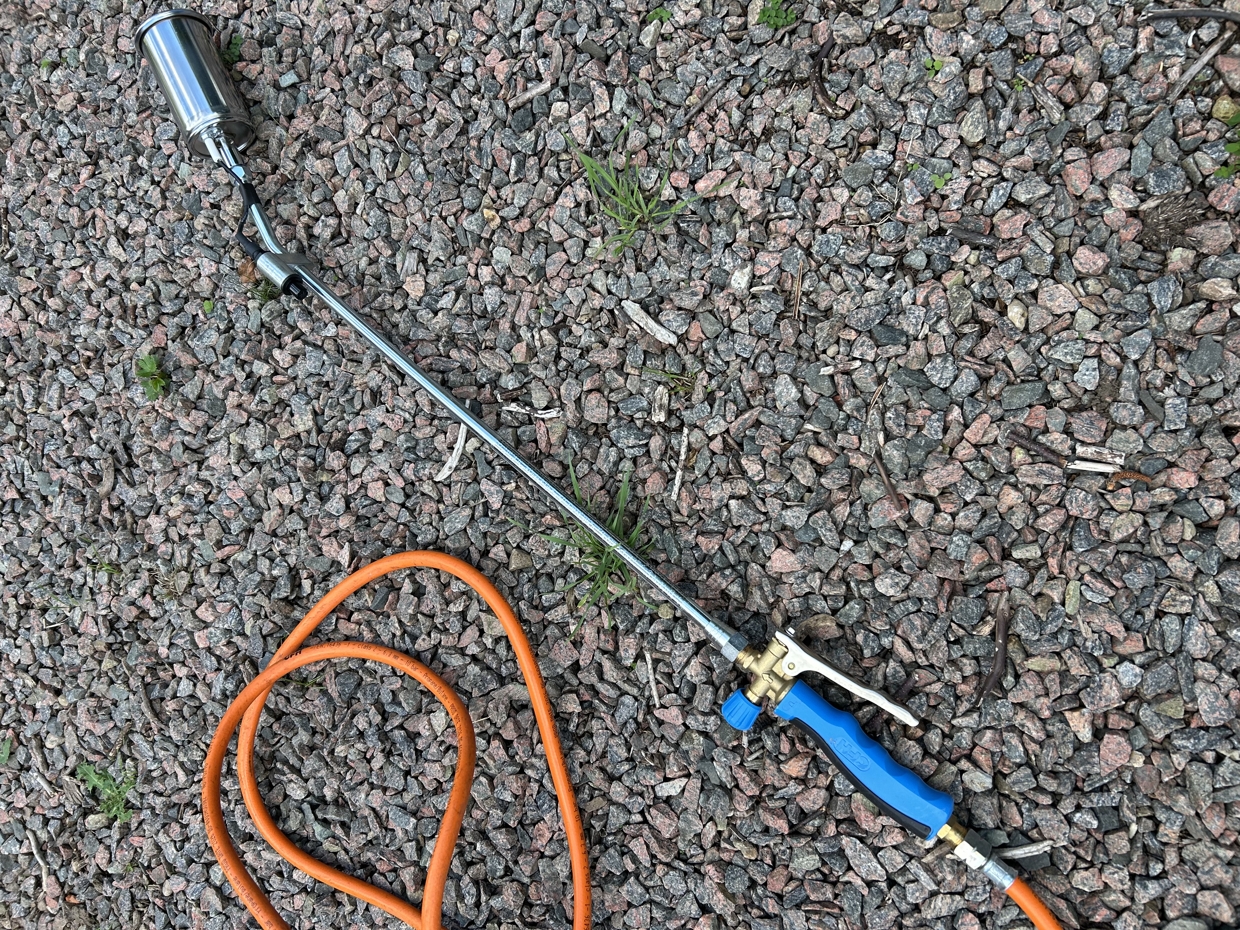 Ogräsbrännare gasol