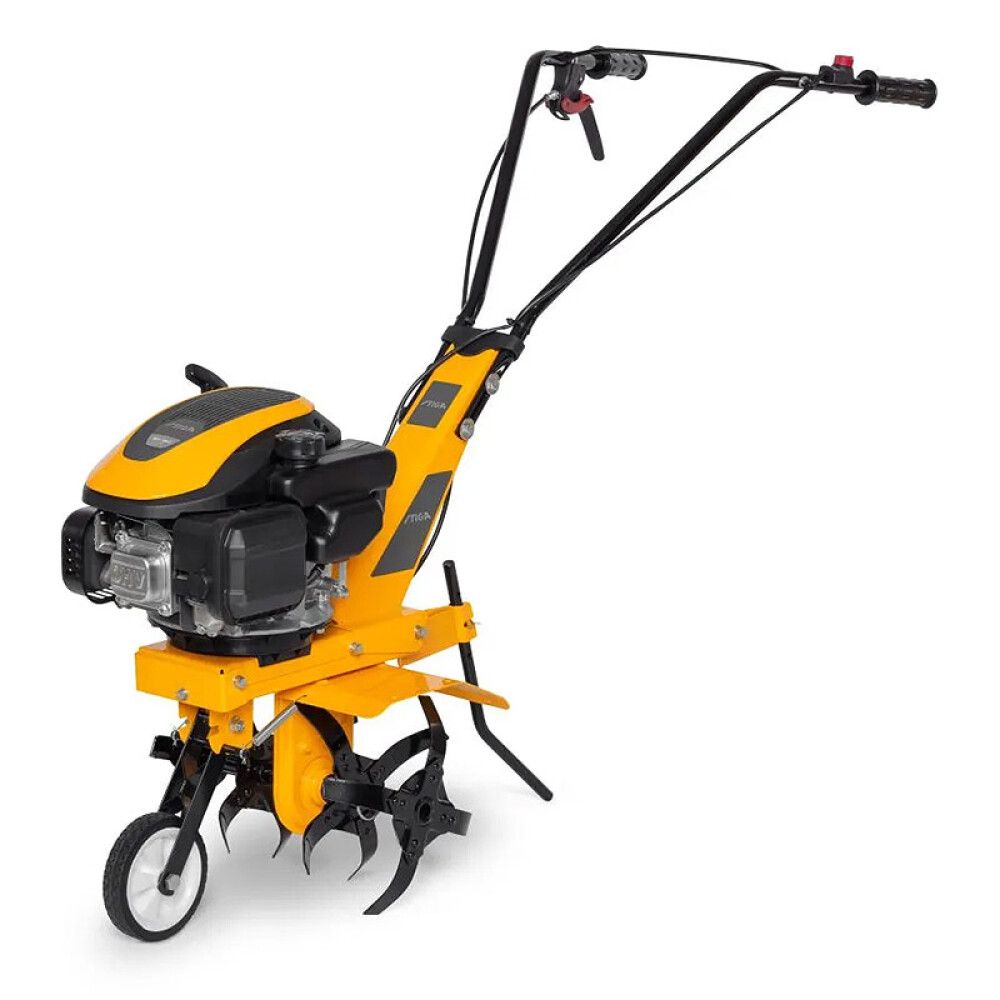 Stiga jordfreser med 125ccm motor og 4 rotorer