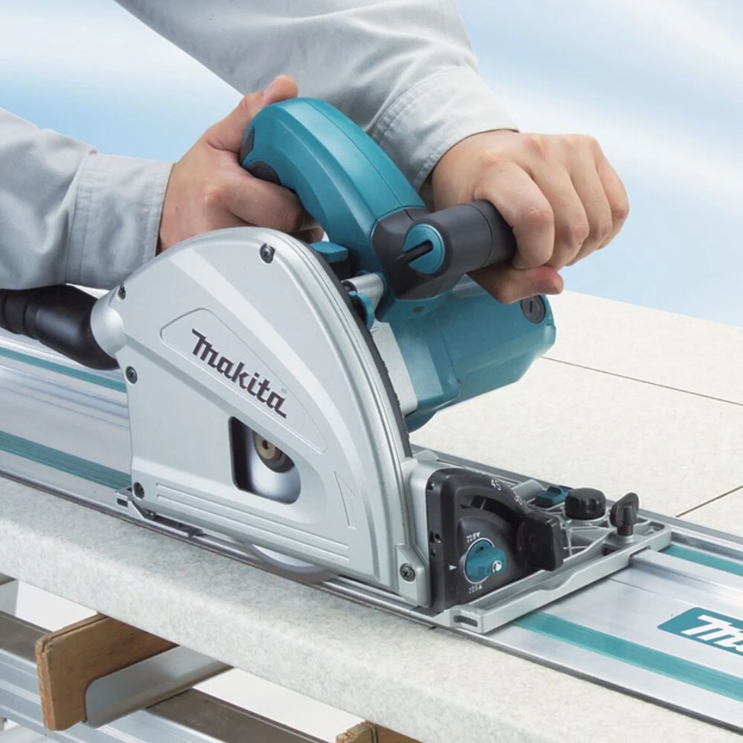 Makita dykk-/senkesag m/ 1 meter skinne