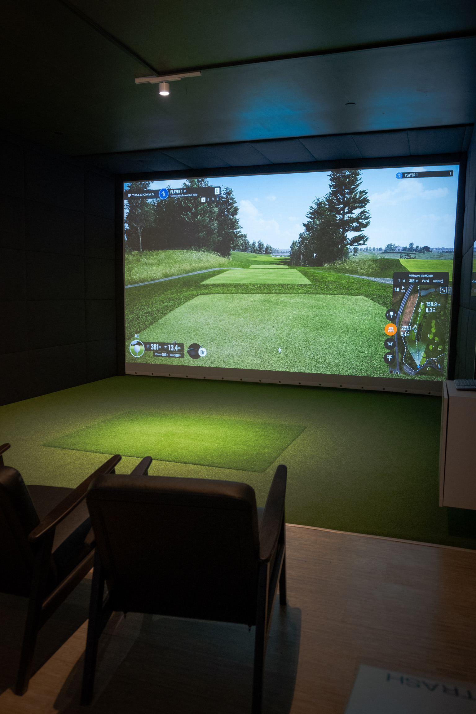 Leie golfsimulator komplett 