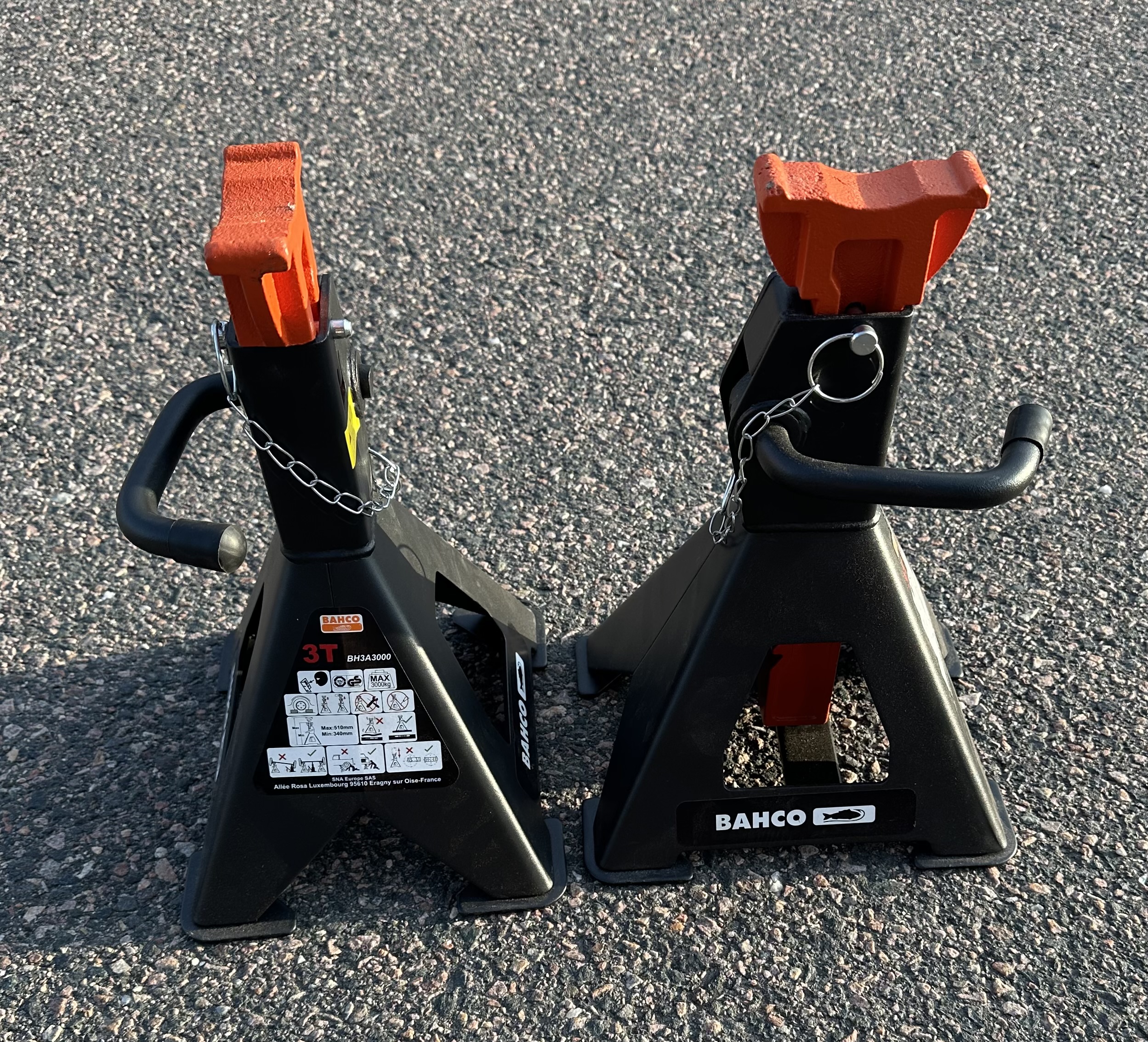 Bahco 3t pallbockar (2 st)