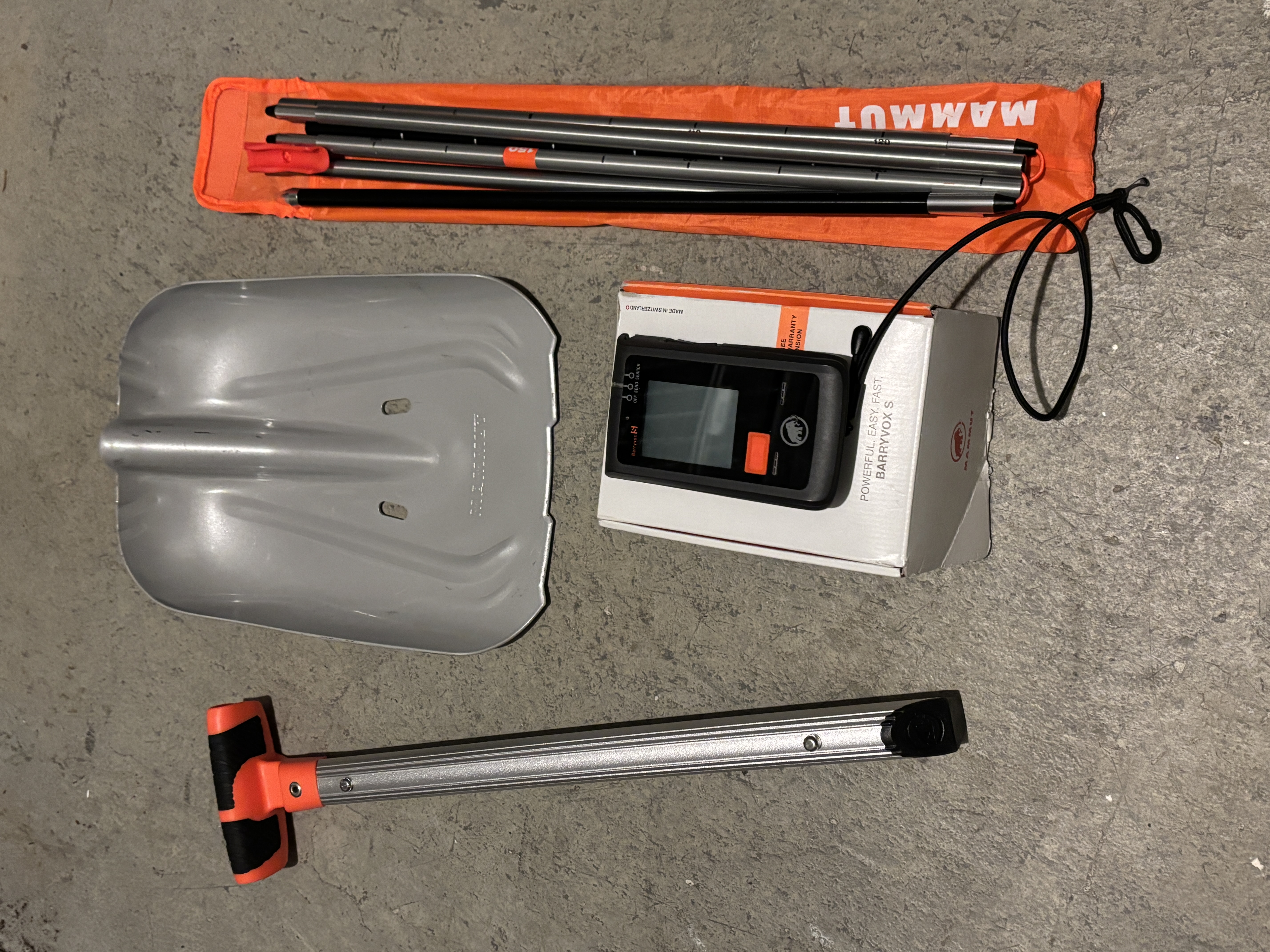Lavinpaket med transceiver - mammut