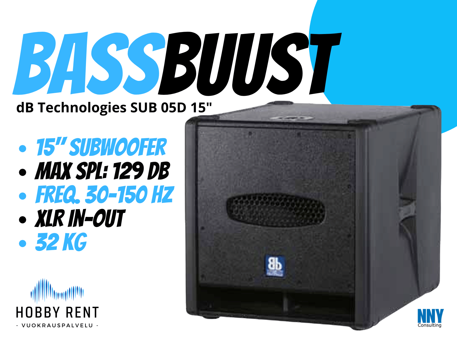 Bassbuust - db technologies sub 05d subwoofer