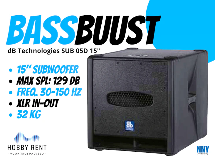 Bassbuust - db technologies sub 05d subwoofer