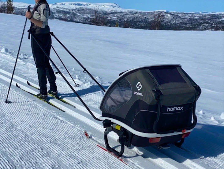 Hamax outback 2 pulk/sykkelvogn