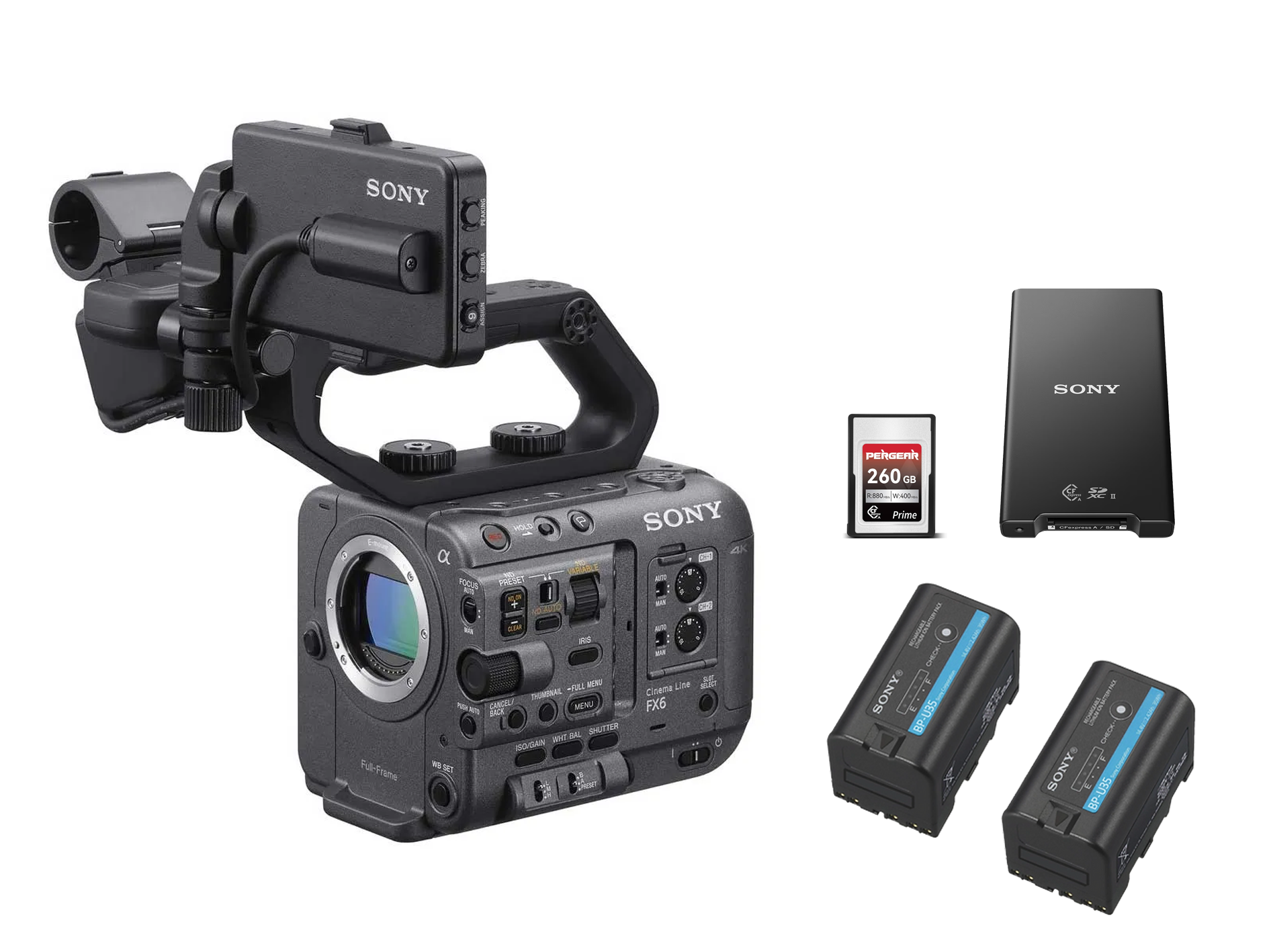 Sony fx6 cinema line 4k camera