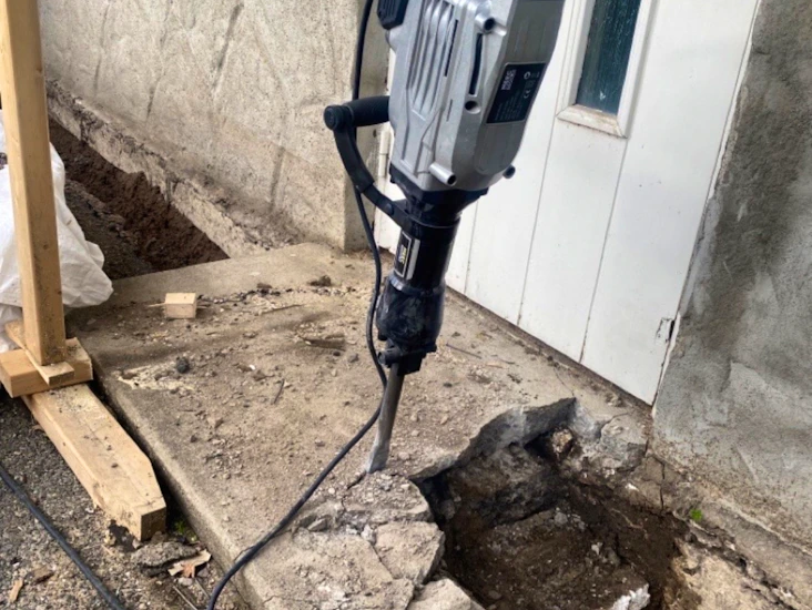 Piggemaskin / meiselhammer kraftig!