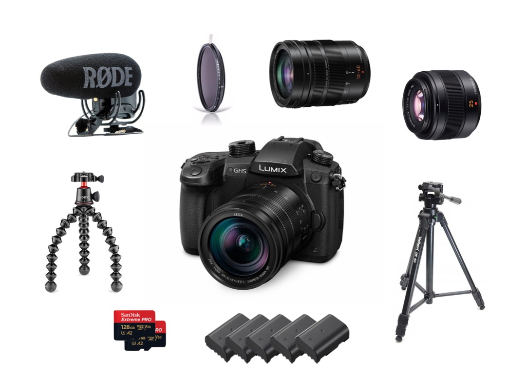 Komplett videopakke/panasonic lumix gh5