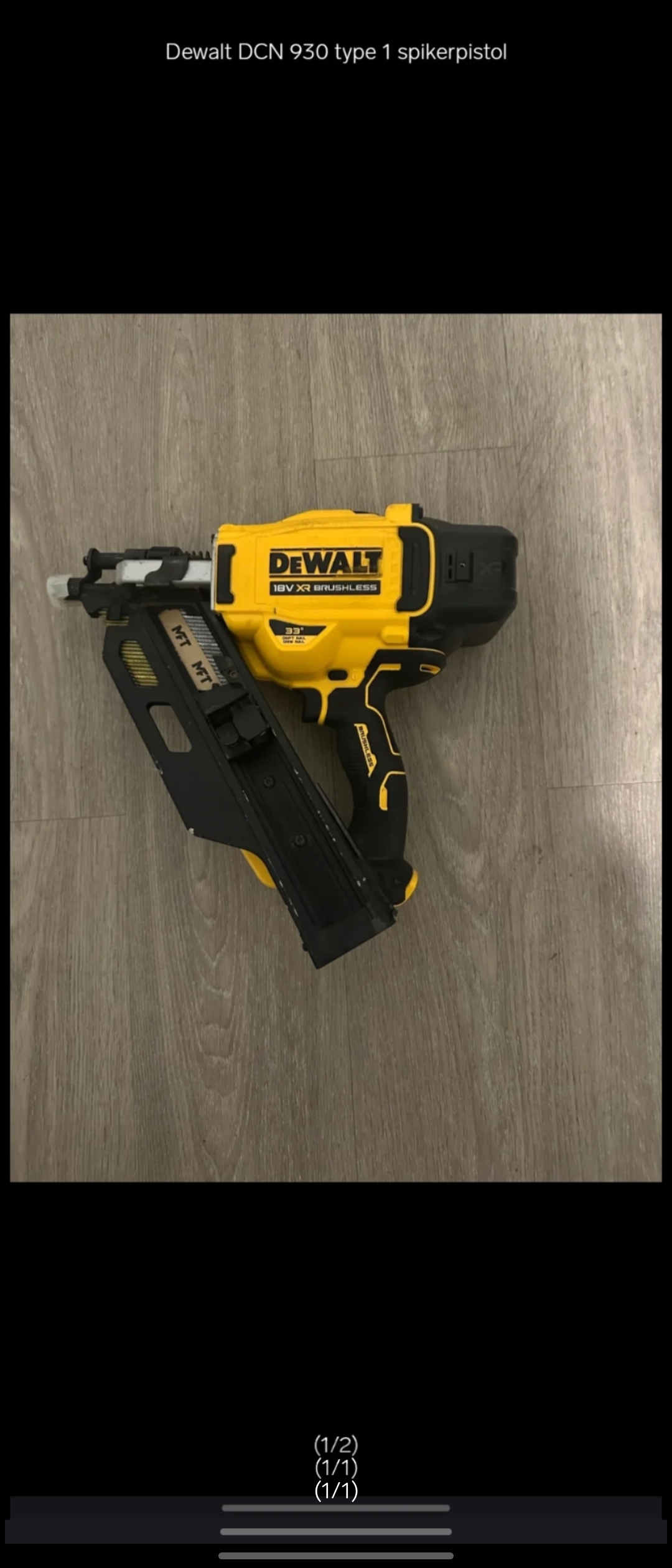 Dcn930 spikerpistol dewalt