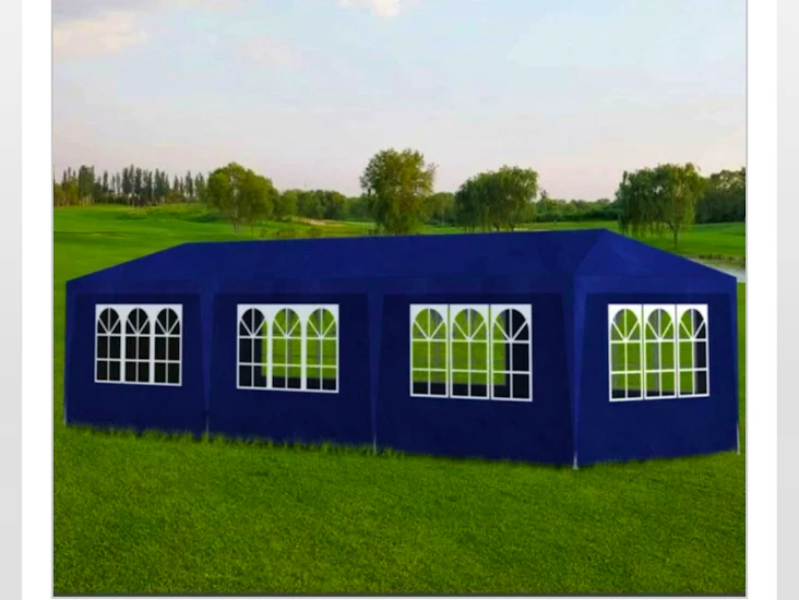 Juhlateltta 3x9 m sininen