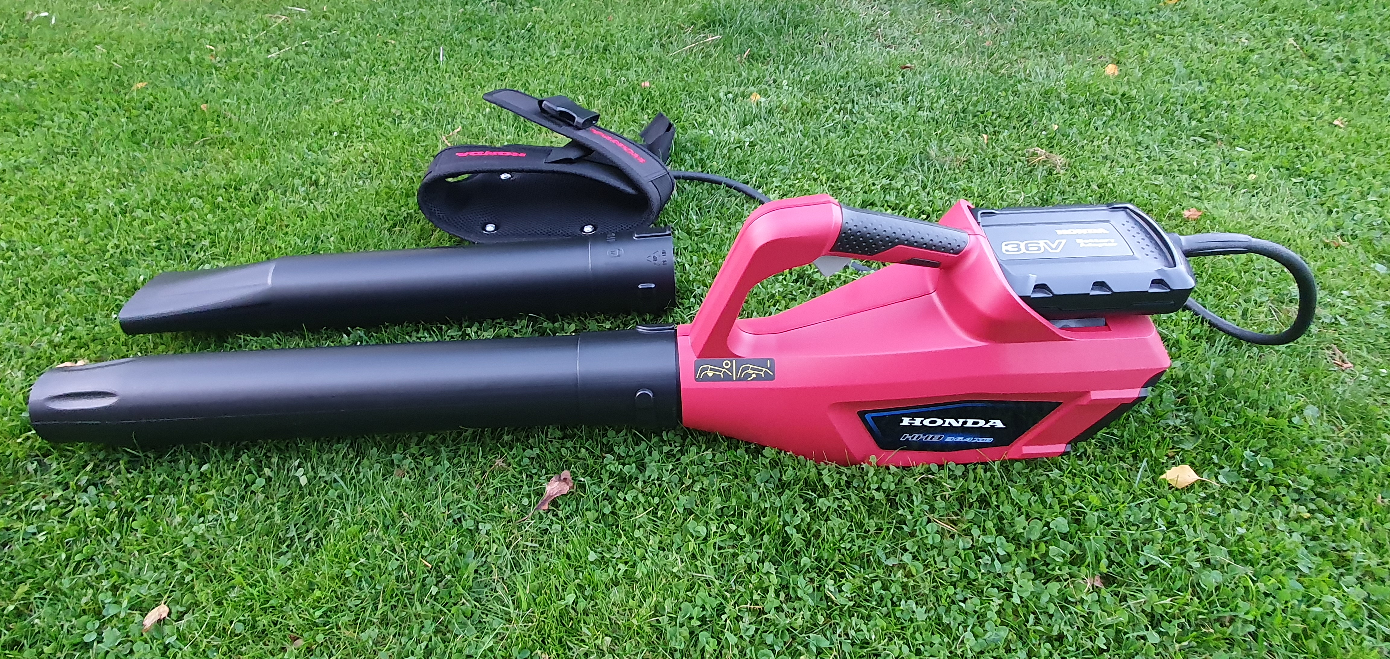 Ny batteridriven lövblås honda hhb 36axb