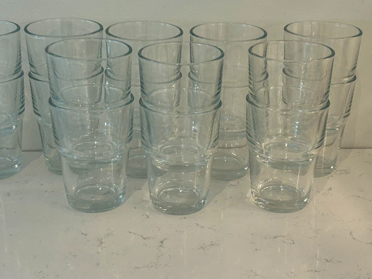 Kuohuviinilasit ja juomalasit 50kpl