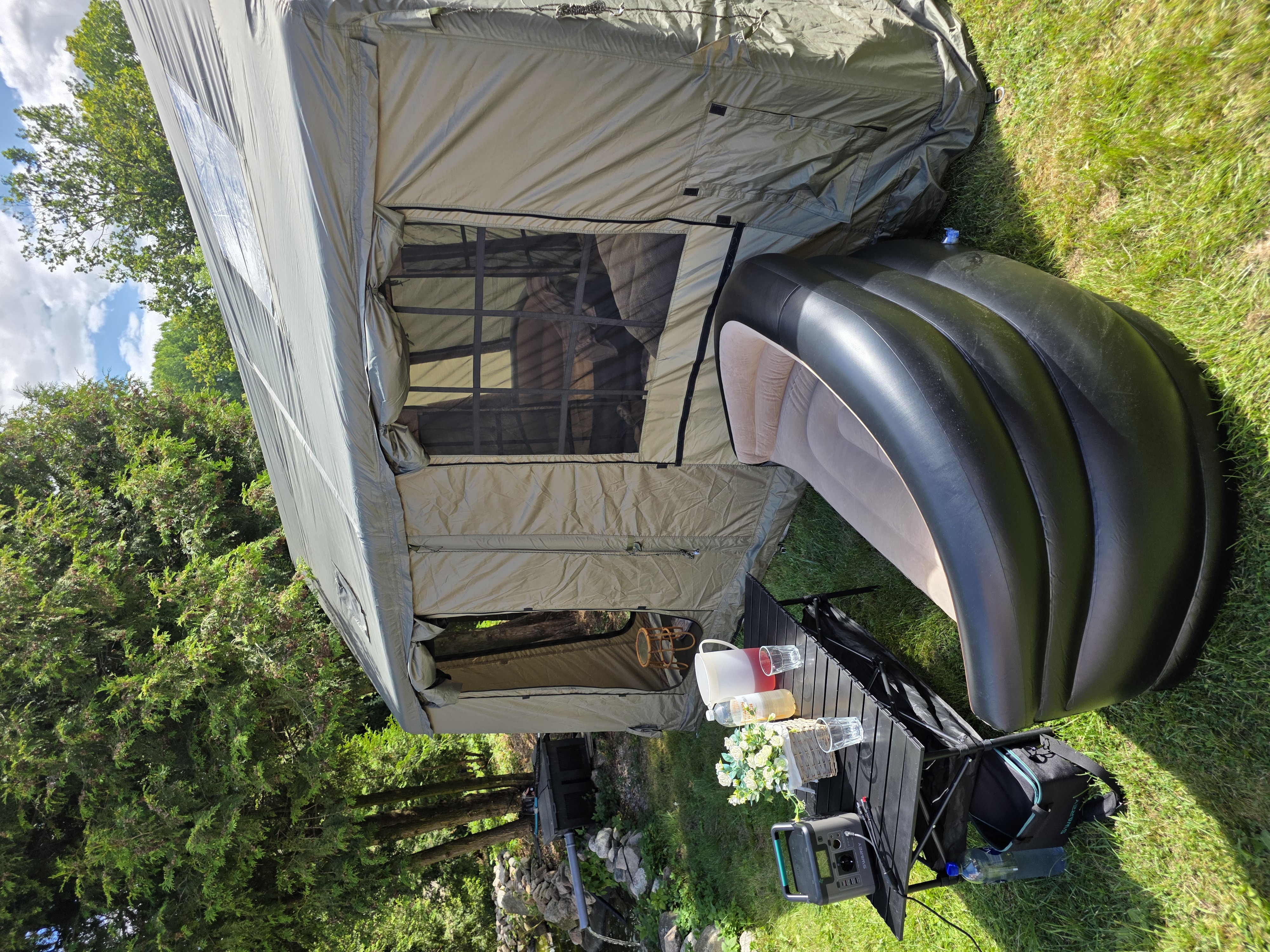 Glamping tält