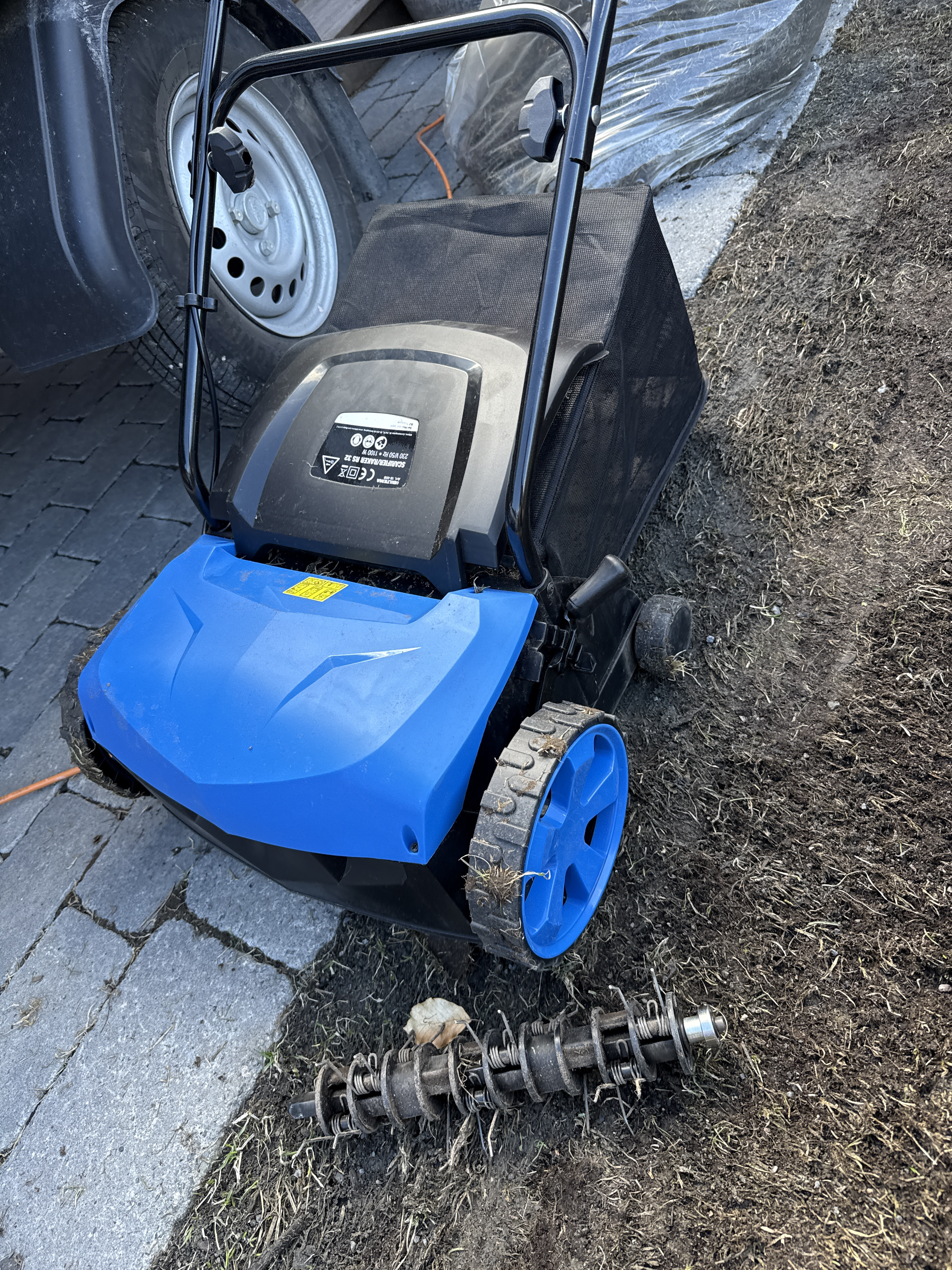 Plenlufter/vertikalskjærer 