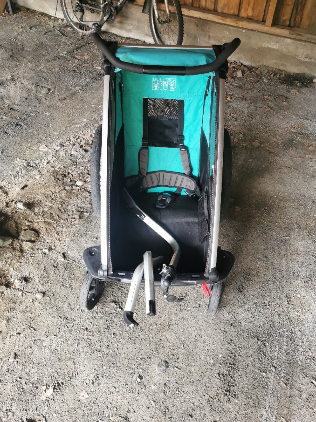 Thule ski/løpe/sykkel vogn