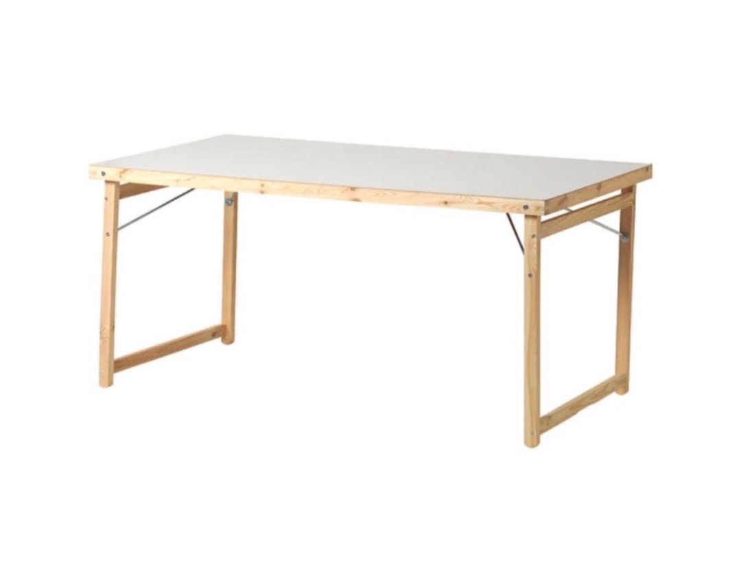 2 st hoppfällbara matbord (ikea göran) 