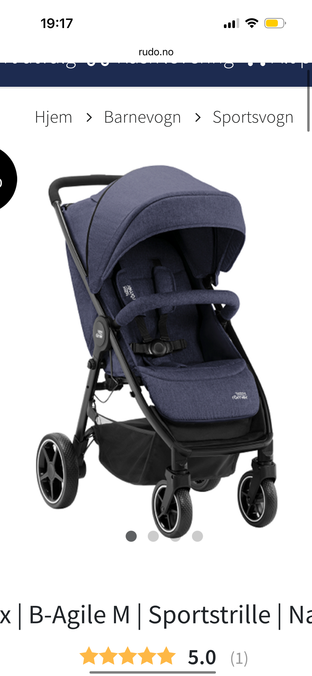 Britax barnevogn trille