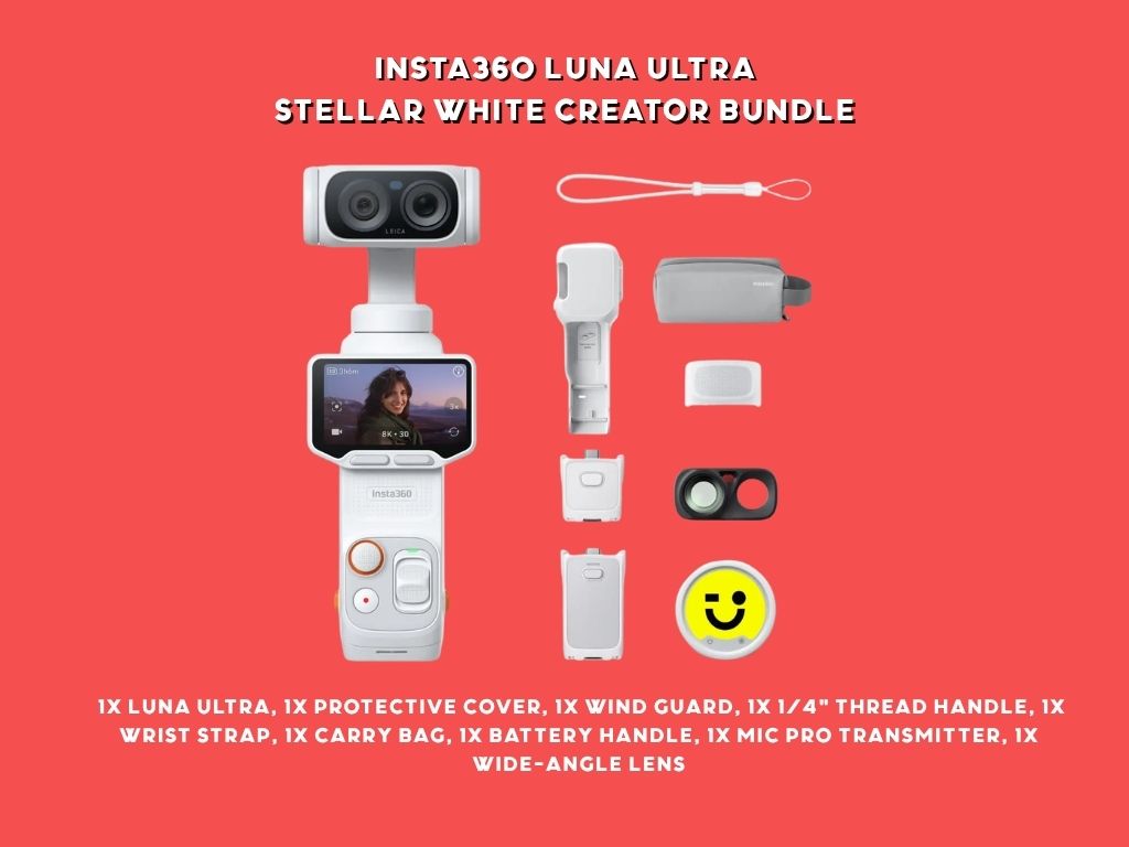 Insta360 luna ultra 8k ( bundle ) 