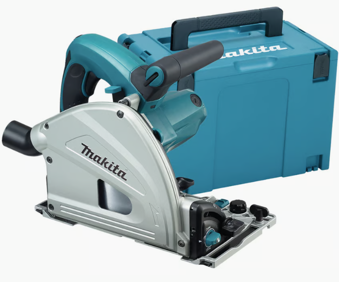 Makita senkesag sp6000j med skinner og tilbehør