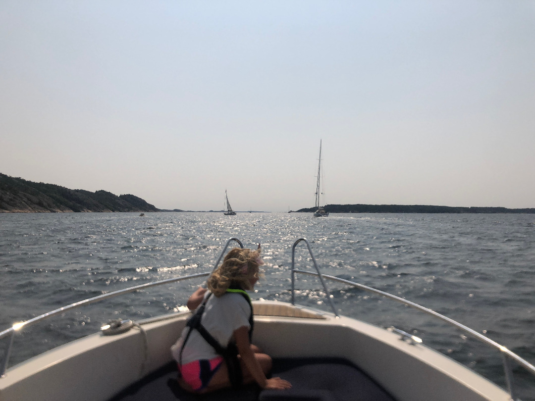 Stor og trygg båt i indre oslofjord