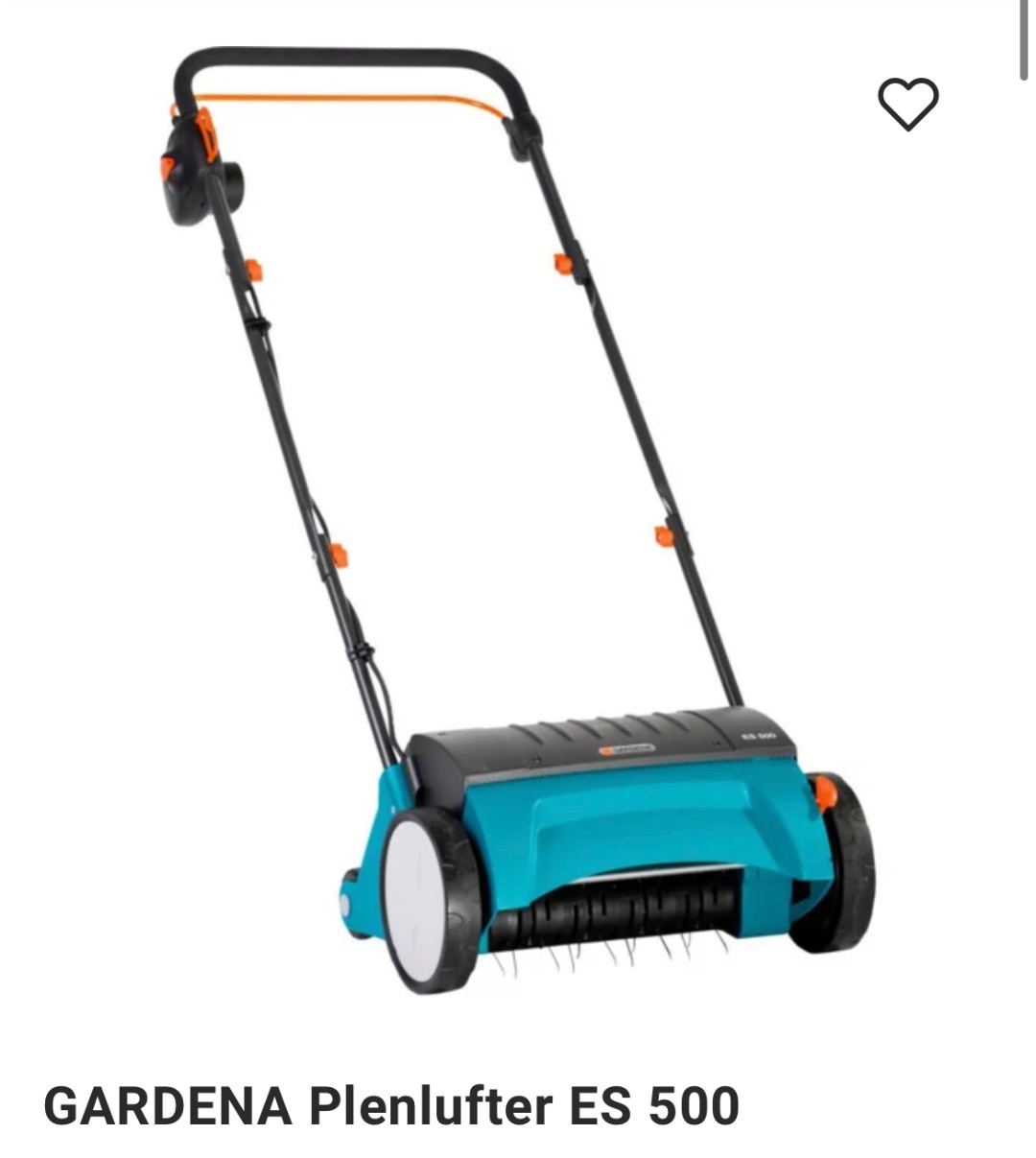 Effektiv plenlufter/mosefjerner fra gardena