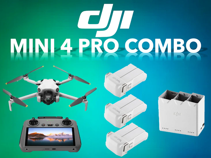 Dji mini 4 pro combo (rc 2 remote)
