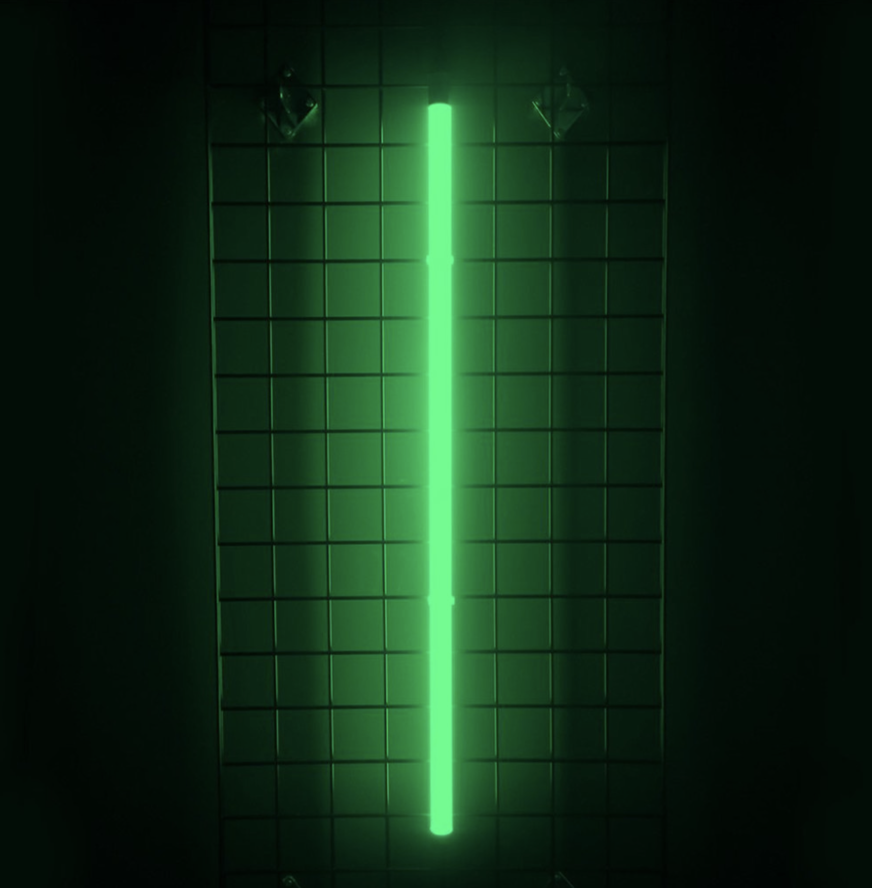 2 x led neon tube lights, rgb colour changing, 24v (1.5m tall)