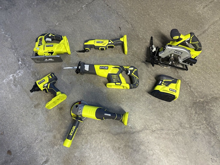 Ryobi one verktøykasse 8 in 1
