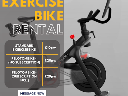 Rent Exercise Bike Rental Standard and Peloton Subscription from rooftent r Horfield Bristol for 1.43 2 day